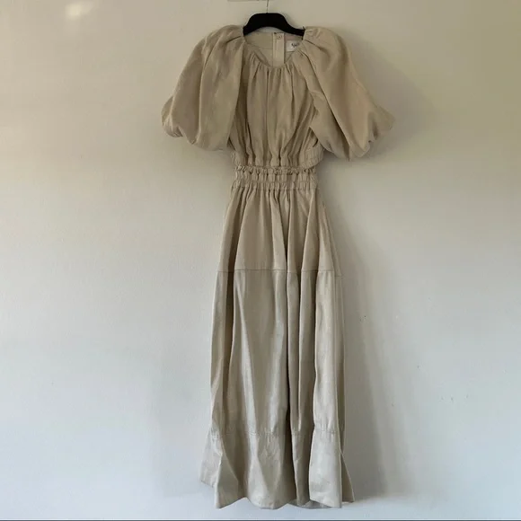 AJE Euphoria Cut Out Dress Stone • Size 8 • RRP $625 - Picture 8 of 16